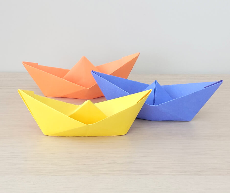 Folding Paper Boat