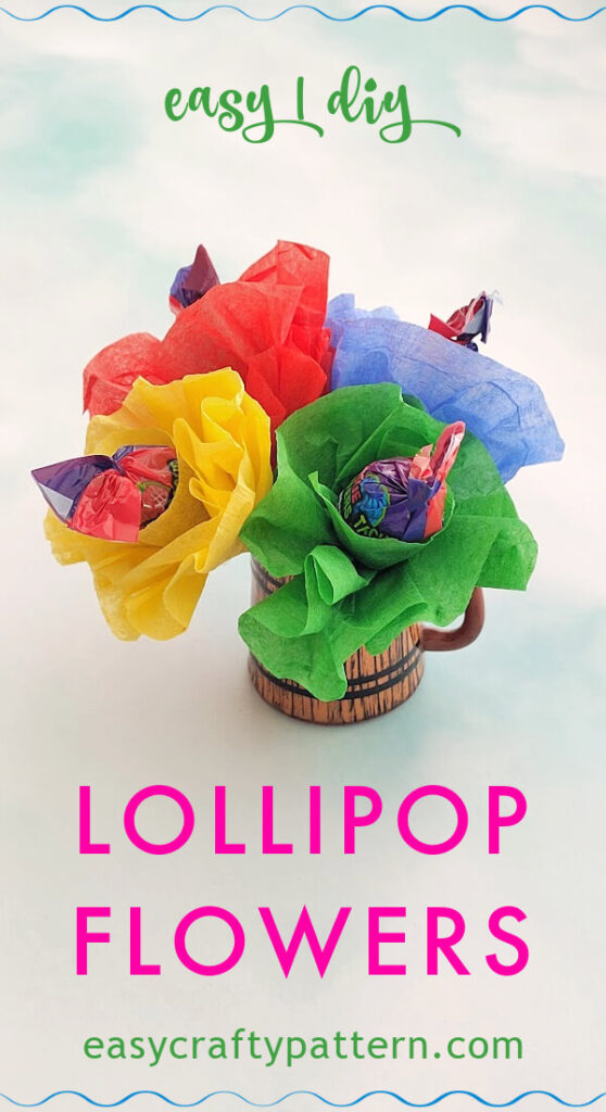 Paper Lollipop Flowers.