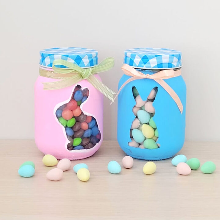 Easter Bunny Mason Jar Ideas.