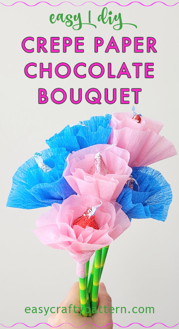 Easy DIY Chocolate Bouquet Tutorial Easy Crafty Pattern
