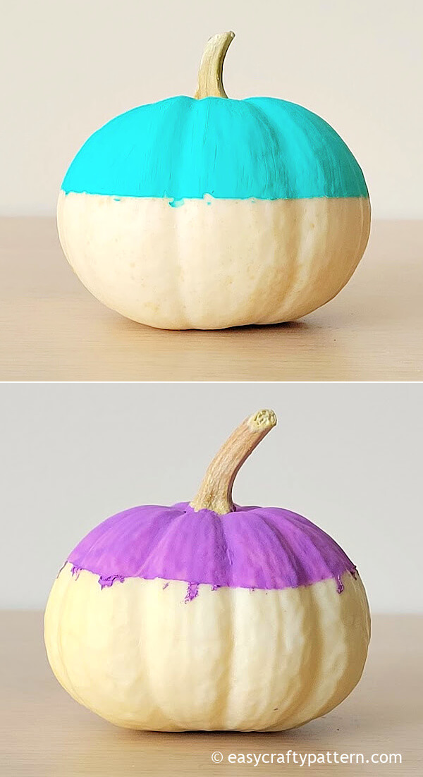 Changing Color Pumpkin Easy Color Block Pumpkin | Easy Crafty Pattern