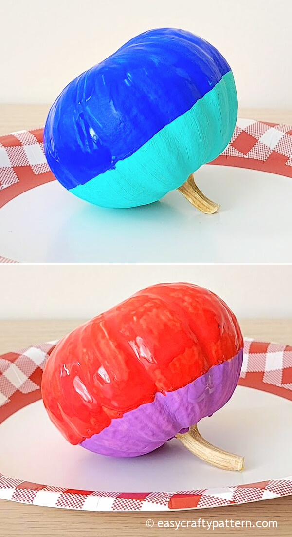 Easy Color Block Pumpkin | Easy Crafty Pattern