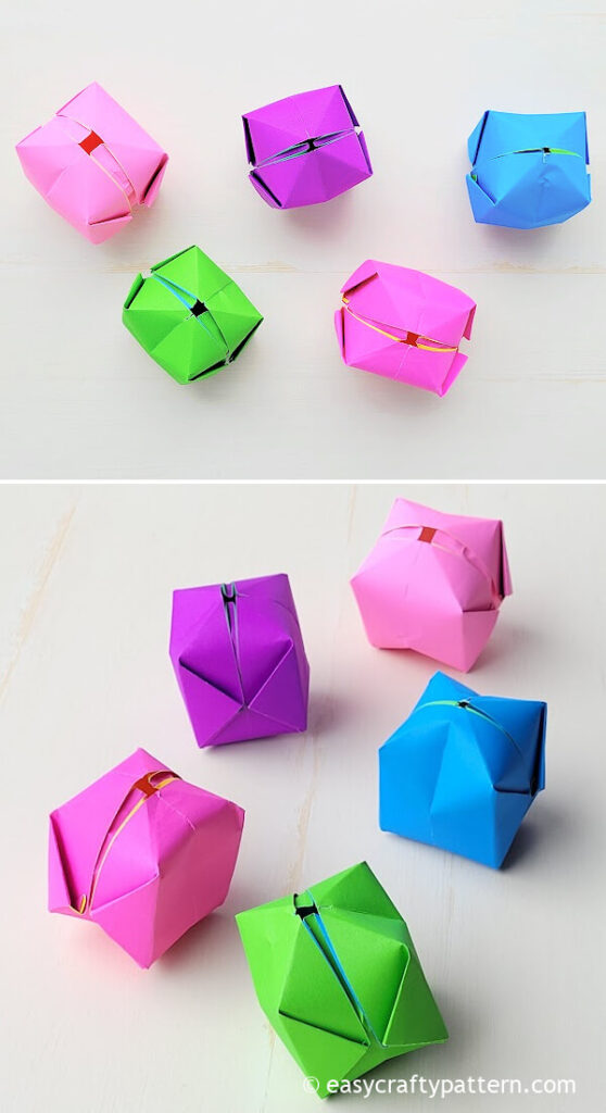 Colorful paper ball.