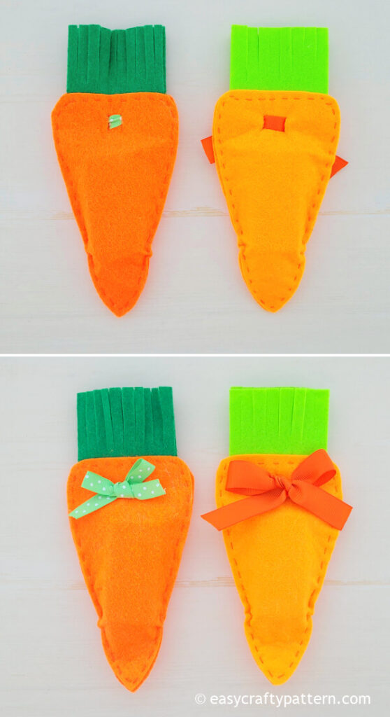Carrot candy bags.